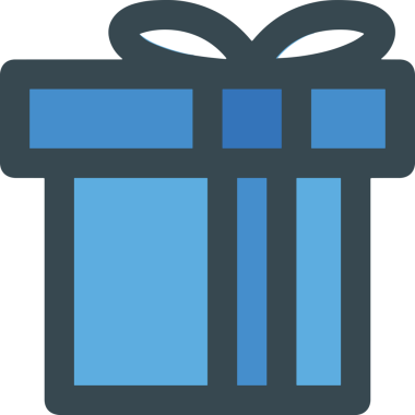 Hediye Kutusu Simgesi Simgesi PNG Yüksek Çözünürlük Şeffaf Arkaplan Vektörü İllüstrasyonu Doğum Günü Yıldönümü Yıldönümü Hediye Paketi Düz Tasarım Dijital Sanat Grafik İndirmesi