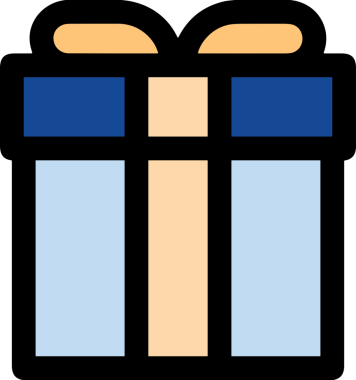 Hediye Kutusu Simgesi Simgesi PNG Yüksek Çözünürlük Şeffaf Arkaplan Vektörü İllüstrasyonu Doğum Günü Yıldönümü Yıldönümü Hediye Paketi Düz Tasarım Dijital Sanat Grafik İndirmesi