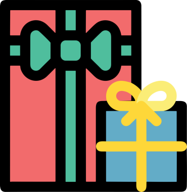 Hediye Kutusu Simgesi Simgesi PNG Yüksek Çözünürlük Şeffaf Arkaplan Vektörü İllüstrasyonu Doğum Günü Yıldönümü Yıldönümü Hediye Paketi Düz Tasarım Dijital Sanat Grafik İndirmesi