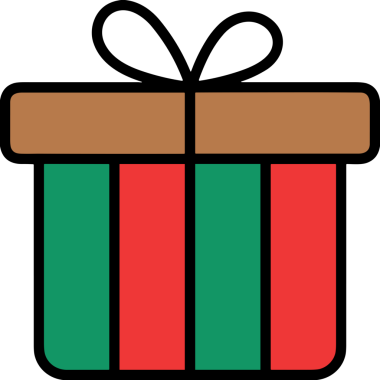 Hediye Kutusu Simgesi Simgesi PNG Yüksek Çözünürlük Şeffaf Arkaplan Vektörü İllüstrasyonu Doğum Günü Yıldönümü Yıldönümü Hediye Paketi Düz Tasarım Dijital Sanat Grafik İndirmesi