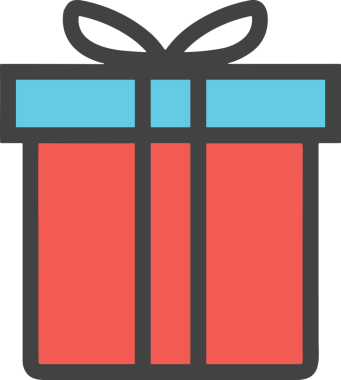 Hediye Kutusu Simgesi Simgesi PNG Yüksek Çözünürlük Şeffaf Arkaplan Vektörü İllüstrasyonu Doğum Günü Yıldönümü Yıldönümü Hediye Paketi Düz Tasarım Dijital Sanat Grafik İndirmesi