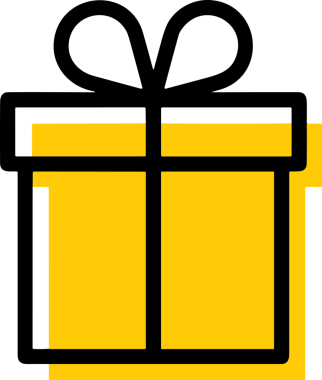 Hediye Kutusu Simgesi Simgesi PNG Yüksek Çözünürlük Şeffaf Arkaplan Vektörü İllüstrasyonu Doğum Günü Yıldönümü Yıldönümü Hediye Paketi Düz Tasarım Dijital Sanat Grafik İndirmesi