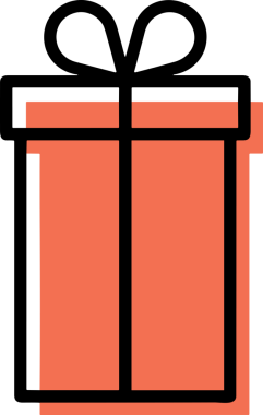 Hediye Kutusu Simgesi Simgesi PNG Yüksek Çözünürlük Şeffaf Arkaplan Vektörü İllüstrasyonu Doğum Günü Yıldönümü Yıldönümü Hediye Paketi Düz Tasarım Dijital Sanat Grafik İndirmesi