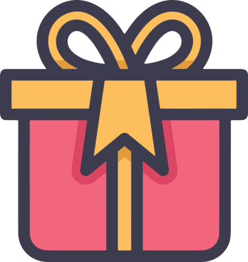 Hediye Kutusu Simgesi Simgesi PNG Yüksek Çözünürlük Şeffaf Arkaplan Vektörü İllüstrasyonu Doğum Günü Yıldönümü Yıldönümü Hediye Paketi Düz Tasarım Dijital Sanat Grafik İndirmesi