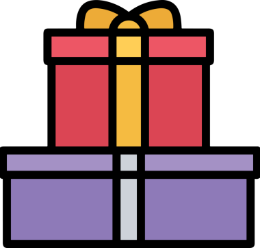 Hediye Kutusu Simgesi Simgesi PNG Yüksek Çözünürlük Şeffaf Arkaplan Vektörü İllüstrasyonu Doğum Günü Yıldönümü Yıldönümü Hediye Paketi Düz Tasarım Dijital Sanat Grafik İndirmesi