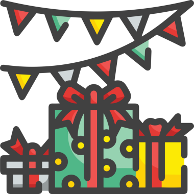 Hediye Kutusu Simgesi Simgesi PNG Yüksek Çözünürlük Şeffaf Arkaplan Vektörü İllüstrasyonu Doğum Günü Yıldönümü Yıldönümü Hediye Paketi Düz Tasarım Dijital Sanat Grafik İndirmesi