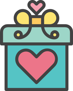 Hediye Kutusu Simgesi Simgesi PNG Yüksek Çözünürlük Şeffaf Arkaplan Vektörü İllüstrasyonu Doğum Günü Yıldönümü Yıldönümü Hediye Paketi Düz Tasarım Dijital Sanat Grafik İndirmesi