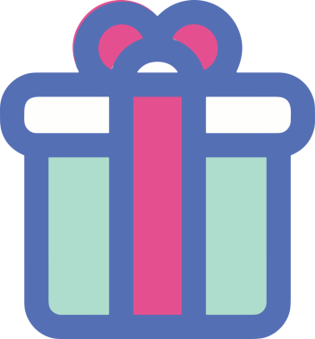 Hediye Kutusu Simgesi Simgesi PNG Yüksek Çözünürlük Şeffaf Arkaplan Vektörü İllüstrasyonu Doğum Günü Yıldönümü Yıldönümü Hediye Paketi Düz Tasarım Dijital Sanat Grafik İndirmesi