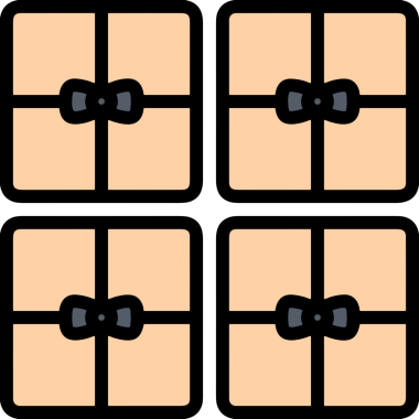 Hediye Kutusu Simgesi Simgesi PNG Yüksek Çözünürlük Şeffaf Arkaplan Vektörü İllüstrasyonu Doğum Günü Yıldönümü Yıldönümü Hediye Paketi Düz Tasarım Dijital Sanat Grafik İndirmesi