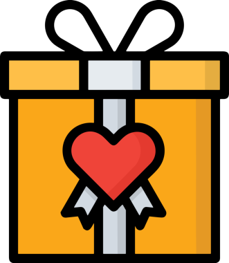 Hediye Kutusu Simgesi Simgesi PNG Yüksek Çözünürlük Şeffaf Arkaplan Vektörü İllüstrasyonu Doğum Günü Yıldönümü Yıldönümü Hediye Paketi Düz Tasarım Dijital Sanat Grafik İndirmesi