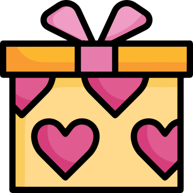 Hediye Kutusu Simgesi Simgesi PNG Yüksek Çözünürlük Şeffaf Arkaplan Vektörü İllüstrasyonu Doğum Günü Yıldönümü Yıldönümü Hediye Paketi Düz Tasarım Dijital Sanat Grafik İndirmesi