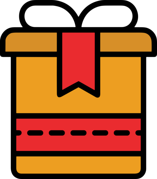 Hediye Kutusu Simgesi Simgesi PNG Yüksek Çözünürlük Şeffaf Arkaplan Vektörü İllüstrasyonu Doğum Günü Yıldönümü Yıldönümü Hediye Paketi Düz Tasarım Dijital Sanat Grafik İndirmesi