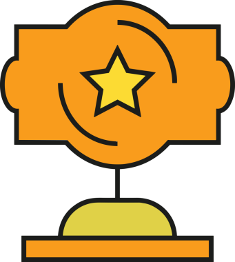 Yıldız renkli ikon sembolü png format vektör illüstrasyon grafik element tasarımı soyut dekoratif canlı estetik modern minimalist parlak gökkuşağı gradyan parlak ışık tarzı eşsiz sanatsal dijital tasarım