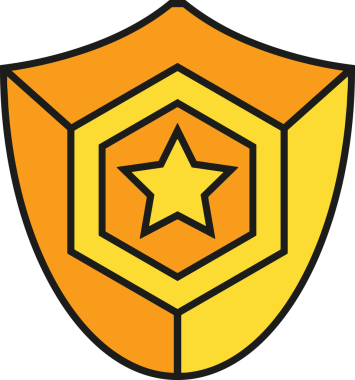 Yıldız renkli ikon sembolü png format vektör illüstrasyon grafik element tasarımı soyut dekoratif canlı estetik modern minimalist parlak gökkuşağı gradyan parlak ışık tarzı eşsiz sanatsal dijital tasarım