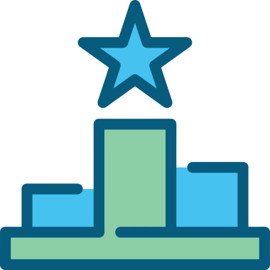 Yıldız renkli ikon sembolü png format vektör illüstrasyon grafik element tasarımı soyut dekoratif canlı estetik modern minimalist parlak gökkuşağı gradyan parlak ışık tarzı eşsiz sanatsal dijital tasarım