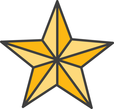 Yıldız renkli ikon sembolü png format vektör illüstrasyon grafik element tasarımı soyut dekoratif canlı estetik modern minimalist parlak gökkuşağı gradyan parlak ışık tarzı eşsiz sanatsal dijital tasarım