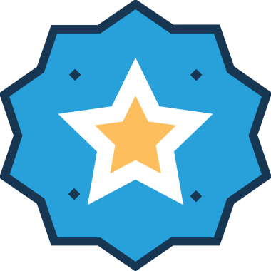 Yıldız renkli ikon sembolü png format vektör illüstrasyon grafik element tasarımı soyut dekoratif canlı estetik modern minimalist parlak gökkuşağı gradyan parlak ışık tarzı eşsiz sanatsal dijital tasarım