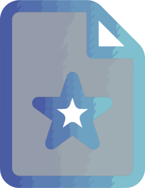 Yıldız renkli ikon sembolü png format vektör illüstrasyon grafik element tasarımı soyut dekoratif canlı estetik modern minimalist parlak gökkuşağı gradyan parlak ışık tarzı eşsiz sanatsal dijital tasarım