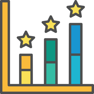 Yıldız renkli ikon sembolü png format vektör illüstrasyon grafik element tasarımı soyut dekoratif canlı estetik modern minimalist parlak gökkuşağı gradyan parlak ışık tarzı eşsiz sanatsal dijital tasarım