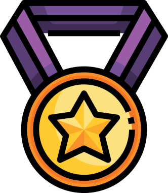 Yıldız renkli ikon sembolü png format vektör illüstrasyon grafik element tasarımı soyut dekoratif canlı estetik modern minimalist parlak gökkuşağı gradyan parlak ışık tarzı eşsiz sanatsal dijital tasarım