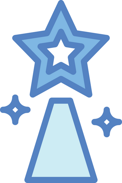 Yıldız renkli ikon sembolü png format vektör illüstrasyon grafik element tasarımı soyut dekoratif canlı estetik modern minimalist parlak gökkuşağı gradyan parlak ışık tarzı eşsiz sanatsal dijital tasarım