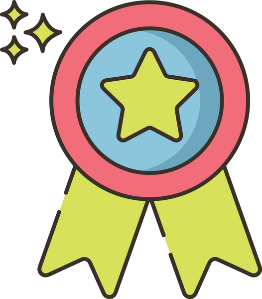 Yıldız renkli ikon sembolü png format vektör illüstrasyon grafik element tasarımı soyut dekoratif canlı estetik modern minimalist parlak gökkuşağı gradyan parlak ışık tarzı eşsiz sanatsal dijital tasarım