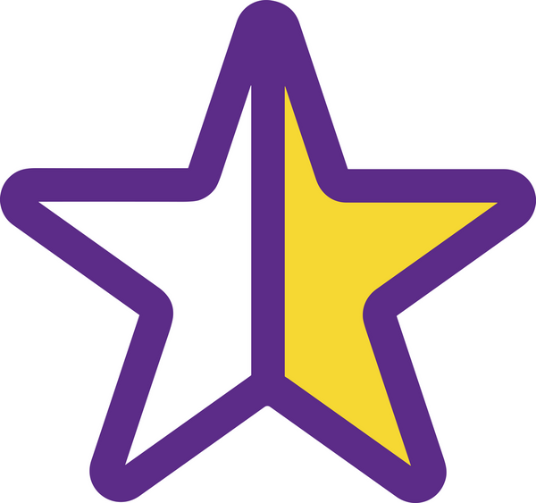 Yıldız renkli ikon sembolü png format vektör illüstrasyon grafik element tasarımı soyut dekoratif canlı estetik modern minimalist parlak gökkuşağı gradyan parlak ışık tarzı eşsiz sanatsal dijital tasarım