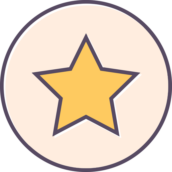 Yıldız renkli ikon sembolü png format vektör illüstrasyon grafik element tasarımı soyut dekoratif canlı estetik modern minimalist parlak gökkuşağı gradyan parlak ışık tarzı eşsiz sanatsal dijital tasarım