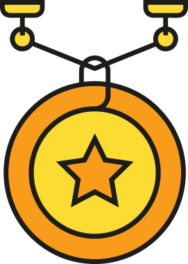 Yıldız renkli ikon sembolü png format vektör illüstrasyon grafik element tasarımı soyut dekoratif canlı estetik modern minimalist parlak gökkuşağı gradyan parlak ışık tarzı eşsiz sanatsal dijital tasarım