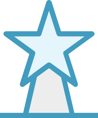 Yıldız renkli ikon sembolü png format vektör illüstrasyon grafik element tasarımı soyut dekoratif canlı estetik modern minimalist parlak gökkuşağı gradyan parlak ışık tarzı eşsiz sanatsal dijital tasarım