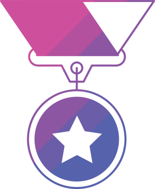 Yıldız renkli ikon sembolü png format vektör illüstrasyon grafik element tasarımı soyut dekoratif canlı estetik modern minimalist parlak gökkuşağı gradyan parlak ışık tarzı eşsiz sanatsal dijital tasarım