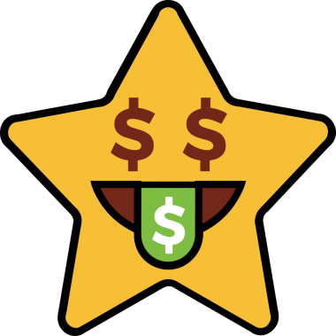 Yıldız renkli ikon sembolü png format vektör illüstrasyon grafik element tasarımı soyut dekoratif canlı estetik modern minimalist parlak gökkuşağı gradyan parlak ışık tarzı eşsiz sanatsal dijital tasarım