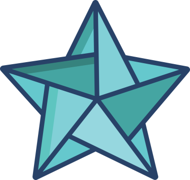 Yıldız renkli ikon sembolü png format vektör illüstrasyon grafik element tasarımı soyut dekoratif canlı estetik modern minimalist parlak gökkuşağı gradyan parlak ışık tarzı eşsiz sanatsal dijital tasarım