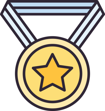 Yıldız renkli ikon sembolü png format vektör illüstrasyon grafik element tasarımı soyut dekoratif canlı estetik modern minimalist parlak gökkuşağı gradyan parlak ışık tarzı eşsiz sanatsal dijital tasarım