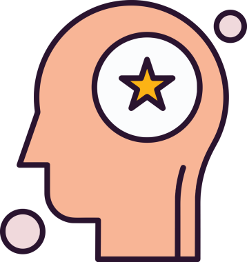 Yıldız renkli ikon sembolü png format vektör illüstrasyon grafik element tasarımı soyut dekoratif canlı estetik modern minimalist parlak gökkuşağı gradyan parlak ışık tarzı eşsiz sanatsal dijital tasarım