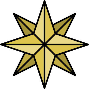 Yıldız renkli ikon sembolü png format vektör illüstrasyon grafik element tasarımı soyut dekoratif canlı estetik modern minimalist parlak gökkuşağı gradyan parlak ışık tarzı eşsiz sanatsal dijital tasarım