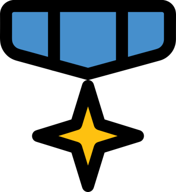 Yıldız renkli ikon sembolü png format vektör illüstrasyon grafik element tasarımı soyut dekoratif canlı estetik modern minimalist parlak gökkuşağı gradyan parlak ışık tarzı eşsiz sanatsal dijital tasarım