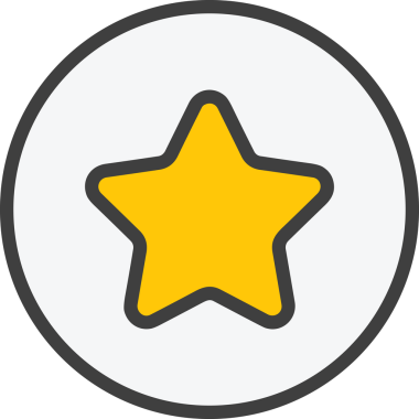 Yıldız renkli ikon sembolü png format vektör illüstrasyon grafik element tasarımı soyut dekoratif canlı estetik modern minimalist parlak gökkuşağı gradyan parlak ışık tarzı eşsiz sanatsal dijital tasarım