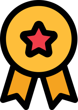 Yıldız renkli ikon sembolü png format vektör illüstrasyon grafik element tasarımı soyut dekoratif canlı estetik modern minimalist parlak gökkuşağı gradyan parlak ışık tarzı eşsiz sanatsal dijital tasarım