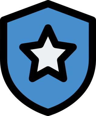 Yıldız renkli ikon sembolü png format vektör illüstrasyon grafik element tasarımı soyut dekoratif canlı estetik modern minimalist parlak gökkuşağı gradyan parlak ışık tarzı eşsiz sanatsal dijital tasarım