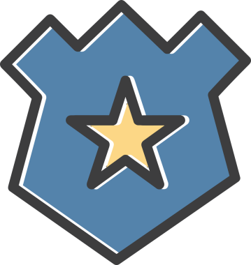 Yıldız renkli ikon sembolü png format vektör illüstrasyon grafik element tasarımı soyut dekoratif canlı estetik modern minimalist parlak gökkuşağı gradyan parlak ışık tarzı eşsiz sanatsal dijital tasarım