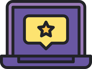 Yıldız renkli ikon sembolü png format vektör illüstrasyon grafik element tasarımı soyut dekoratif canlı estetik modern minimalist parlak gökkuşağı gradyan parlak ışık tarzı eşsiz sanatsal dijital tasarım