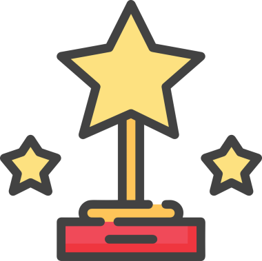 Yıldız renkli ikon sembolü png format vektör illüstrasyon grafik element tasarımı soyut dekoratif canlı estetik modern minimalist parlak gökkuşağı gradyan parlak ışık tarzı eşsiz sanatsal dijital tasarım