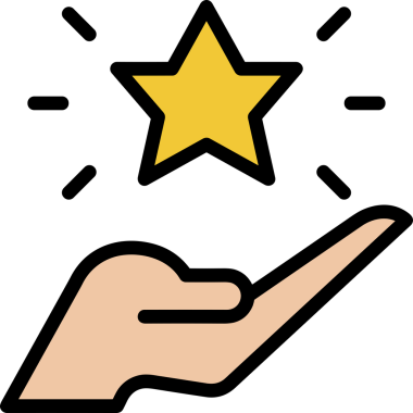 Yıldız renkli ikon sembolü png format vektör illüstrasyon grafik element tasarımı soyut dekoratif canlı estetik modern minimalist parlak gökkuşağı gradyan parlak ışık tarzı eşsiz sanatsal dijital tasarım