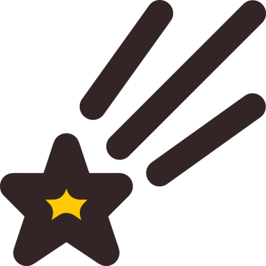 Yıldız renkli ikon sembolü png format vektör illüstrasyon grafik element tasarımı soyut dekoratif canlı estetik modern minimalist parlak gökkuşağı gradyan parlak ışık tarzı eşsiz sanatsal dijital tasarım