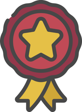 Yıldız renkli ikon sembolü png format vektör illüstrasyon grafik element tasarımı soyut dekoratif canlı estetik modern minimalist parlak gökkuşağı gradyan parlak ışık tarzı eşsiz sanatsal dijital tasarım