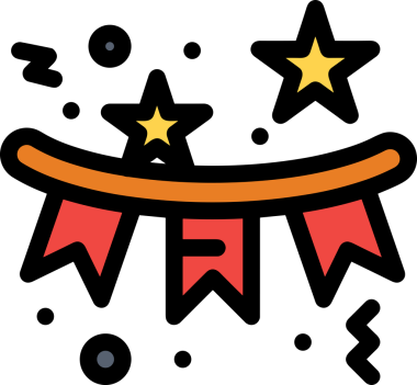 Yıldız renkli ikon sembolü png format vektör illüstrasyon grafik element tasarımı soyut dekoratif canlı estetik modern minimalist parlak gökkuşağı gradyan parlak ışık tarzı eşsiz sanatsal dijital tasarım