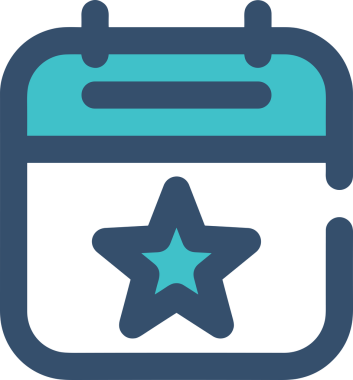 Yıldız renkli ikon sembolü png format vektör illüstrasyon grafik element tasarımı soyut dekoratif canlı estetik modern minimalist parlak gökkuşağı gradyan parlak ışık tarzı eşsiz sanatsal dijital tasarım