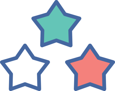 Yıldız renkli ikon sembolü png format vektör illüstrasyon grafik element tasarımı soyut dekoratif canlı estetik modern minimalist parlak gökkuşağı gradyan parlak ışık tarzı eşsiz sanatsal dijital tasarım