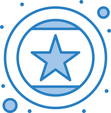 Yıldız renkli ikon sembolü png format vektör illüstrasyon grafik element tasarımı soyut dekoratif canlı estetik modern minimalist parlak gökkuşağı gradyan parlak ışık tarzı eşsiz sanatsal dijital tasarım